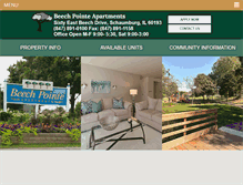 Tablet Screenshot of beechpointe.com